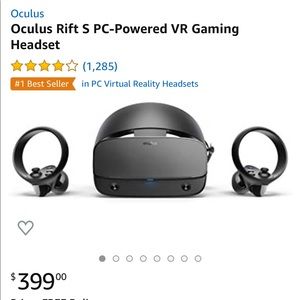 Oculus PC virtual gaming system